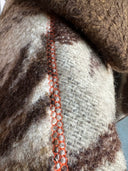 recycled wool blanket coat