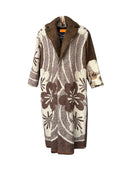 recycled wool blanket coat