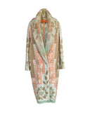 recycled wool coat pastel