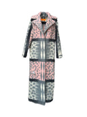 Recycled wool blanket coat