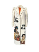 handmade Recycled wool blanket coat