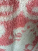 Recycled wool coat dutch pink lion