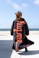 TEATOWLY Kimono BLACK HUG ME | Tea Towel Coat