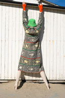 1960s London Wool Blanket Coat | Vintage Pattern