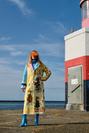 Long LUNES I MARTES Towel Coat, preloved towels