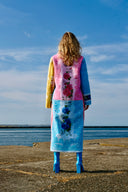 Long LUNES I MARTES Towel Coat, preloved towels