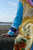 Long LUNES I MARTES Towel Coat, preloved towels