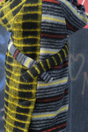 DOUBLE Stripe Slouchy Coat | Dutch blankets