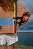 Short Summer Airmail Trench Jacket I German Postal Bags S/M