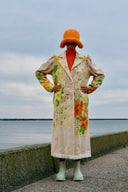 FLOWERBURST Upcycled Wool Coat | Handmade Dutch Design