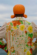 FLOWERBURST Upcycled Wool Coat | Handmade Dutch Design