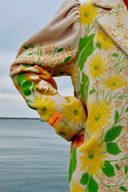 FLOWERBURST Upcycled Wool Coat | Handmade Dutch Design