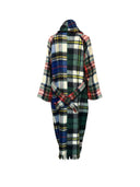 TRIPLE TARTAN Slouchy Coat | Dutch Blankets