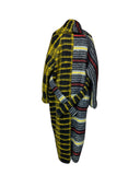 DOUBLE Stripe Slouchy Coat | Dutch blankets