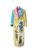 Long LUNES I MARTES Towel Coat, preloved towels